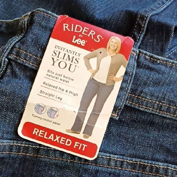 Men's Blue Jeans - Size: 22     (1049) - Picture 2 of 4